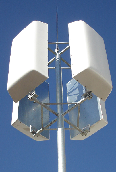 360 degree vertical panel array